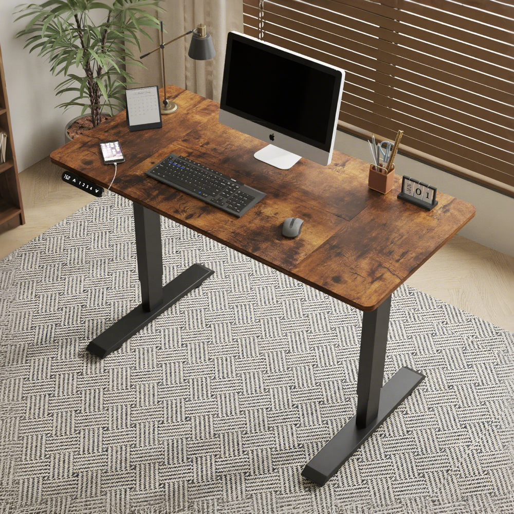 Electric Standing Desk Height Adjustable Desk For Home And Office Computer Table Gaming Desk Modern Luxiury Table 55   Lift-up Desk