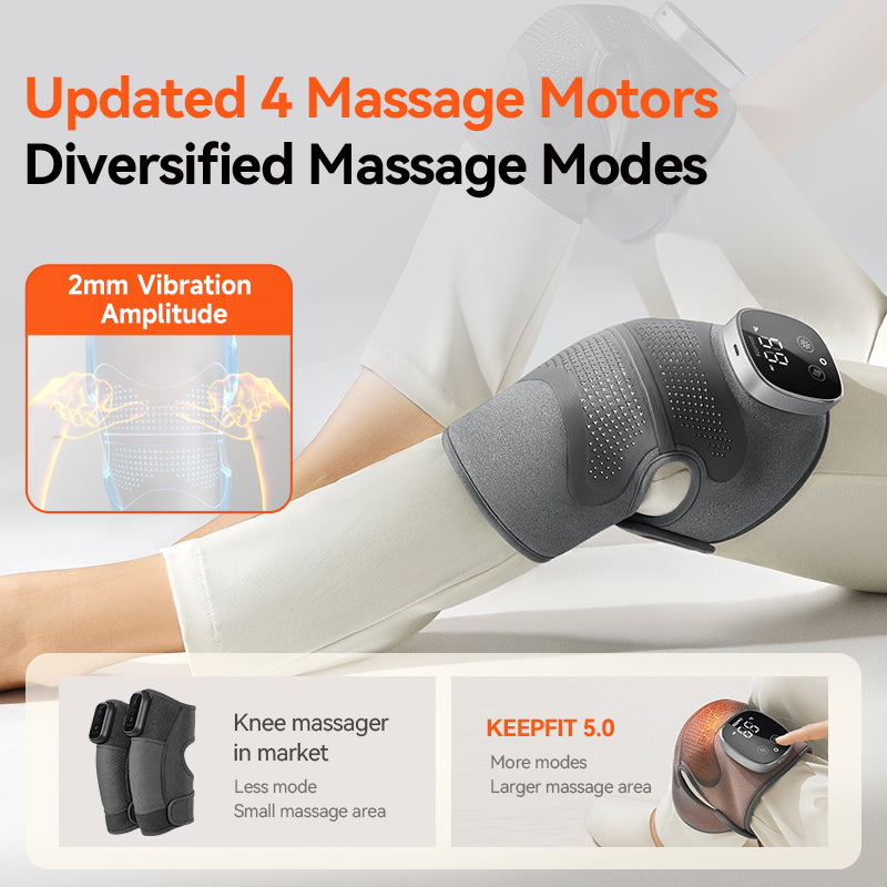 Versatile Knee & Leg Massager With Adjustable Straps