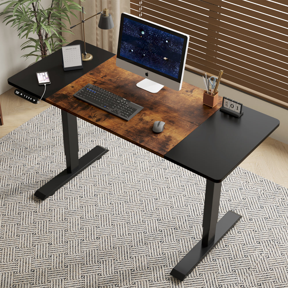 Electric Standing Desk Height Adjustable Desk For Home And Office Computer Table Gaming Desk Modern Luxiury Table 55   Lift-up Desk