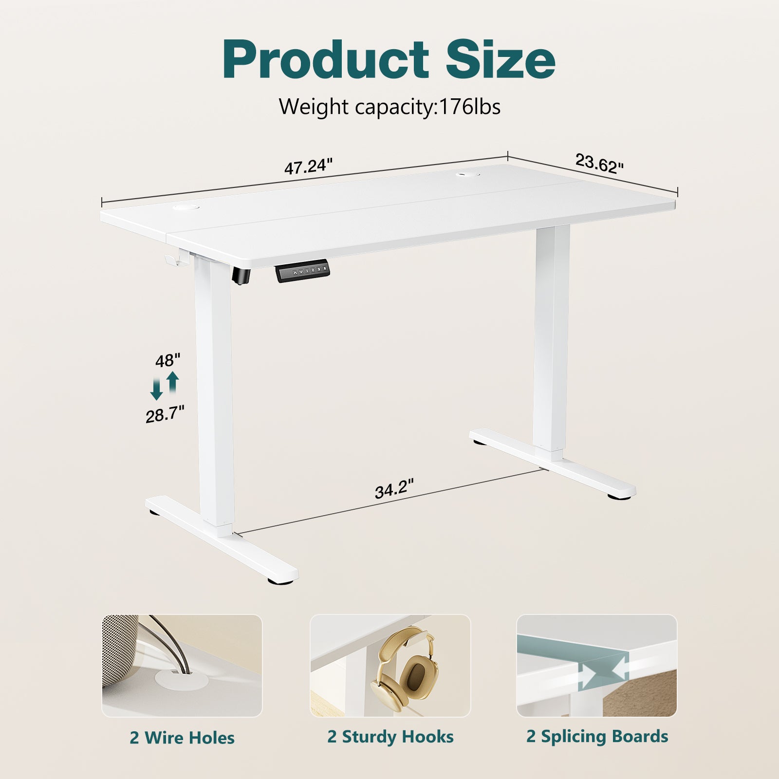 Ergonomic Height Adjustable Table