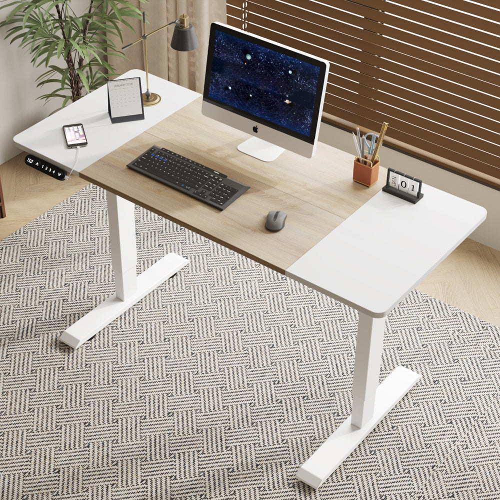 Electric Standing Desk Height Adjustable Desk For Home And Office Computer Table Gaming Desk Modern Luxiury Table 55  Lift-up Desk