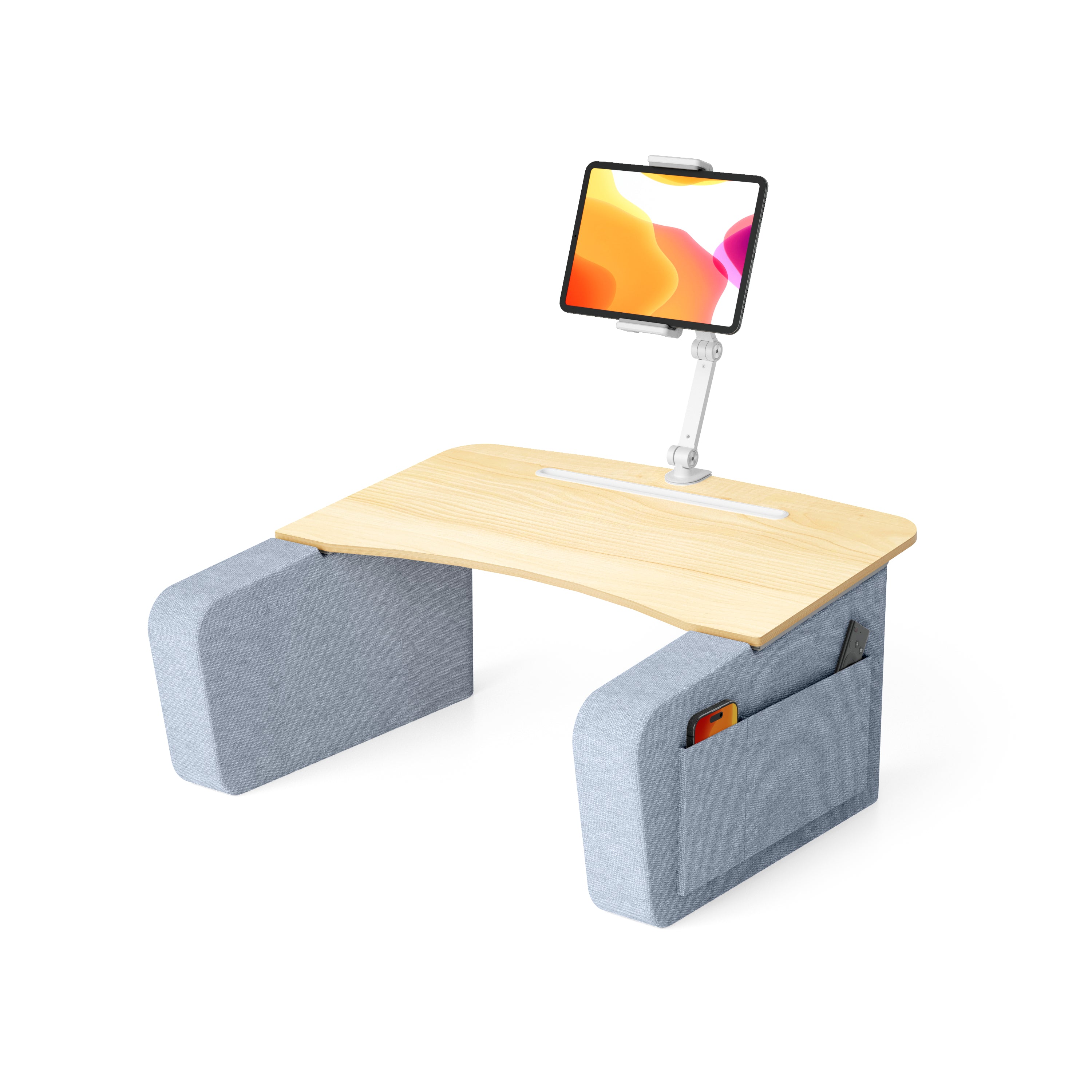 Adjustable Height Portable Ergonomic Lap Desk — Foldable Laptop Stand & Travel Workstation