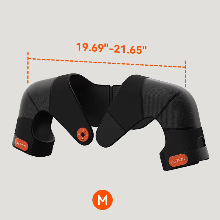 Premium Cordless Shoulder Massager with FIR Heating & Vibration Therapy
