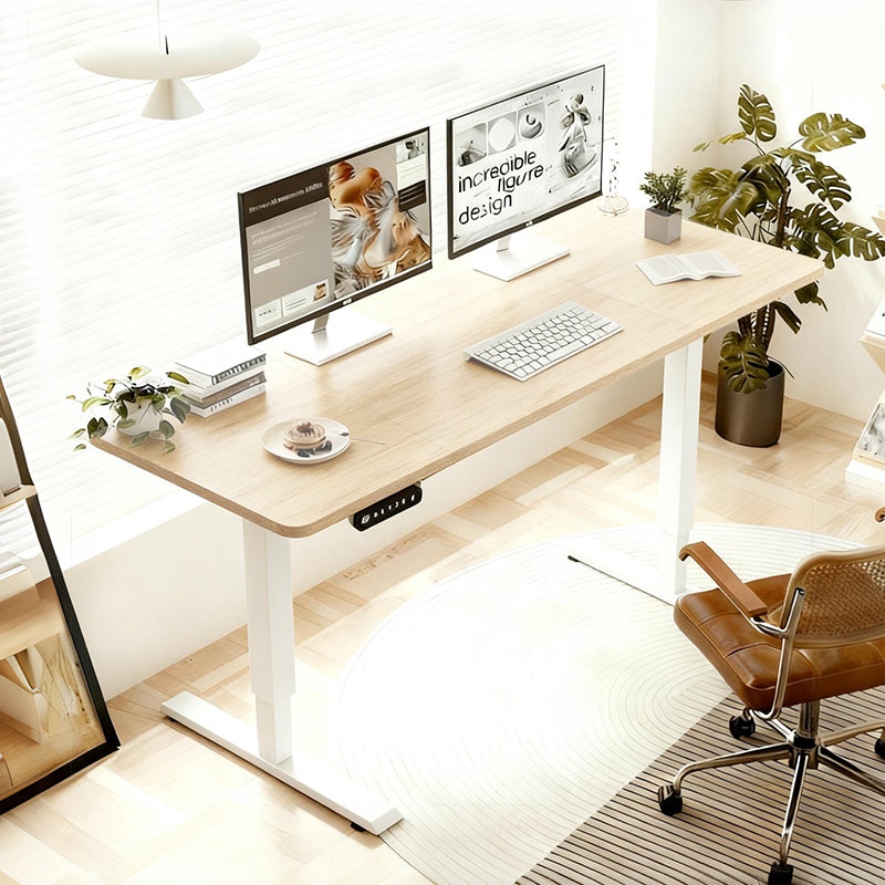 Electric Standing Desk Height Adjustable Desk For Home And Office Computer Table Gaming Desk Modern Luxiury Table 55   Lift-up Desk