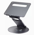Height & Angle Adjustable Ergonomic Laptop Stand — 360° Rotating Sit‑to‑Stand Desk Extension